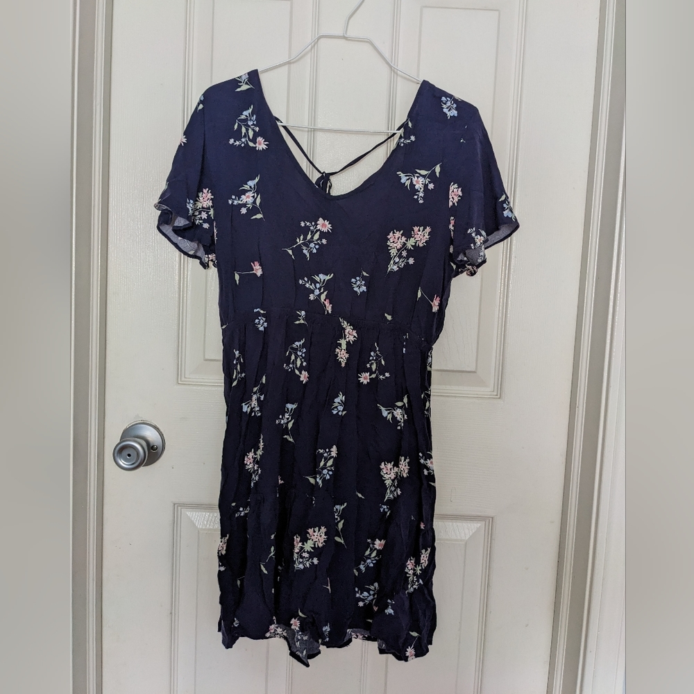 Blue Floral Dress